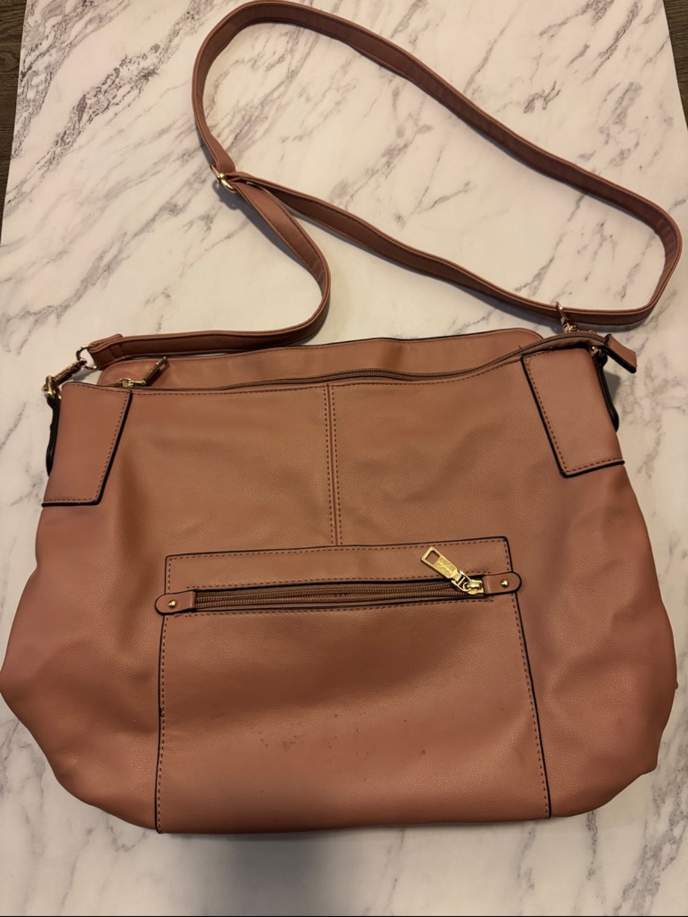 Women’s Tan Crossbody Shoulder Bag